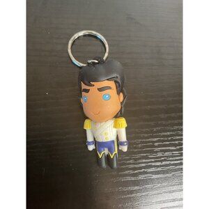 Disney Prince Charming Keychain 4.5" Tall Rubber Material